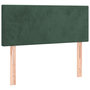 Voir la diapositive 2 : VIDAXL Tete de lit Vert fonce 80x5x78/88 cm Velours
