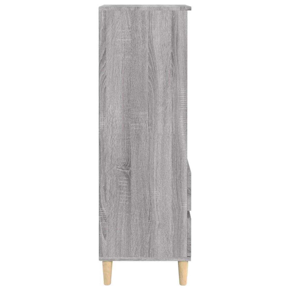 VIDAXL Buffet haut Sonoma gris 40x36x110 cm Bois d'ingenierie