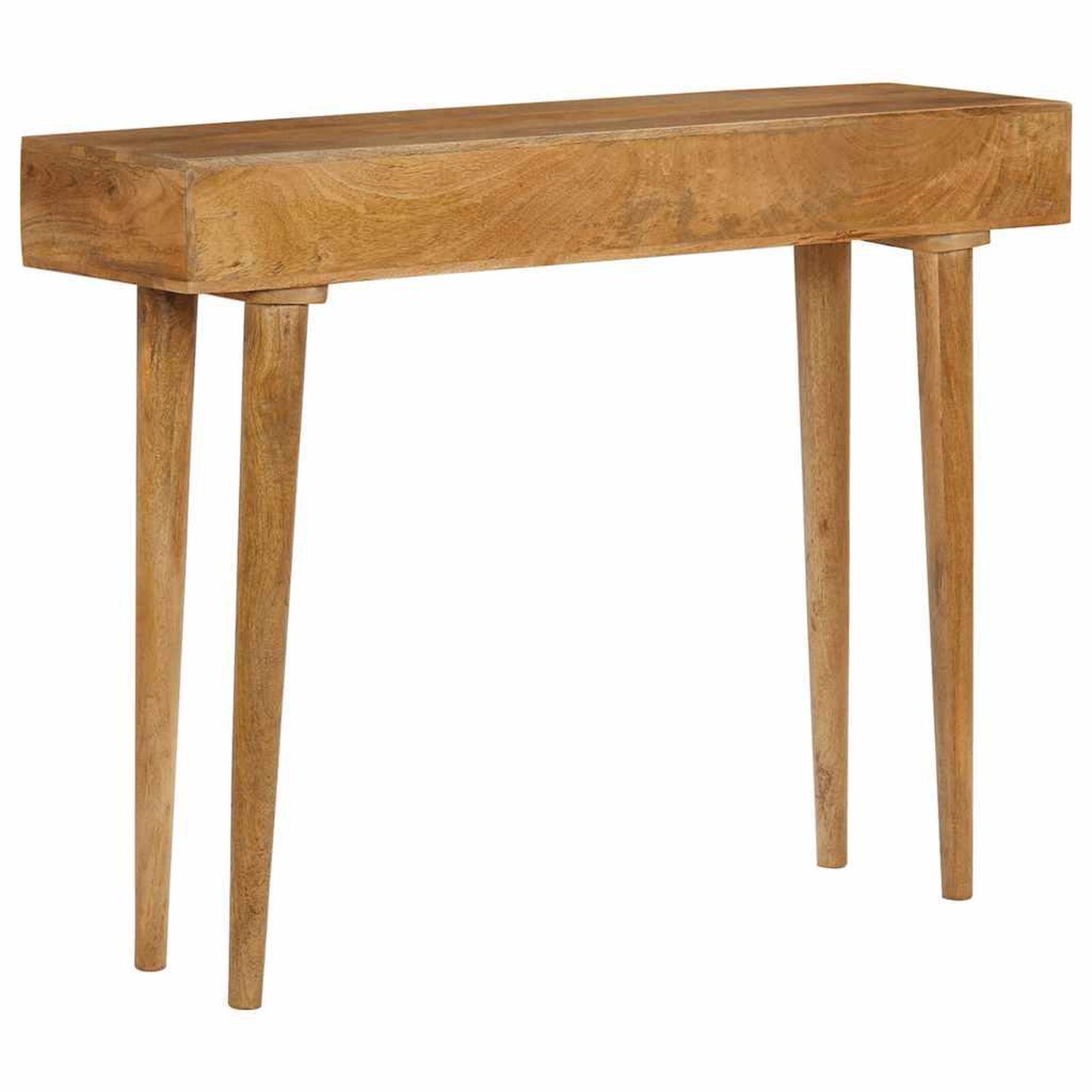 Voir la diapositive 4 : VIDAXL Table console bois de manguier massif 102x30x79 cm