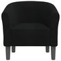 Voir la diapositive 3 : VIDAXL Chaise cabriolet noir tissu