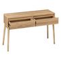 Voir la diapositive 4 : FIVE Console 2 tiroirs Liam en bois - Marron