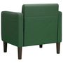 Voir la diapositive 5 : VIDAXL Canape-chaise accoudoirs vert jungle 54 cm tissu velours cotele