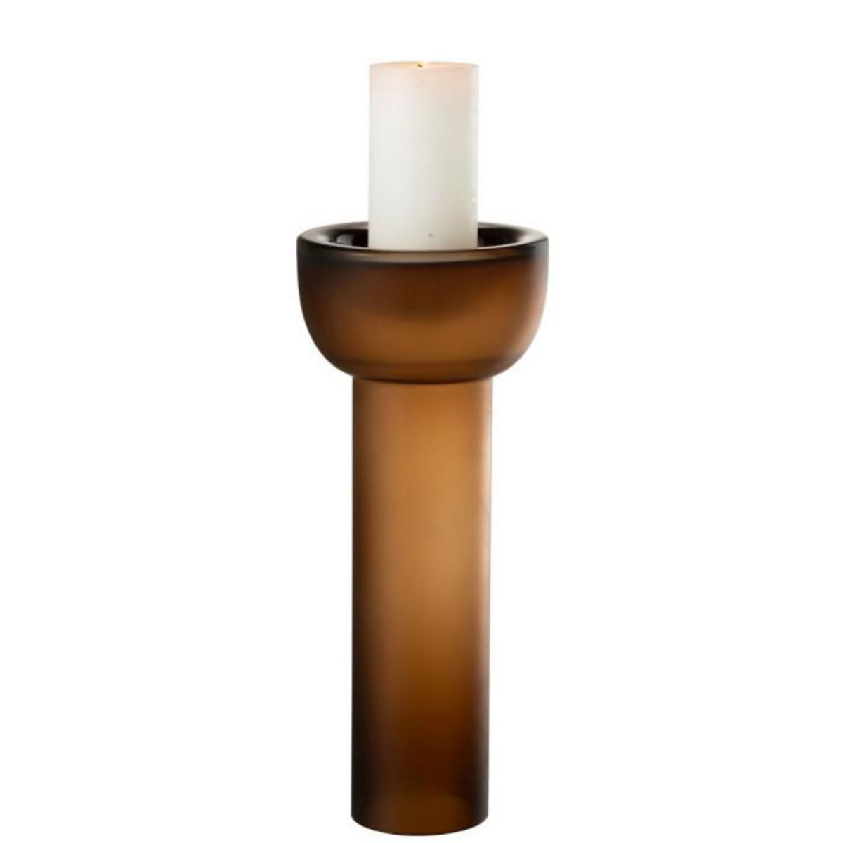 Paris Prix Vase Chandelier en Verre  Yoko  38cm Marron