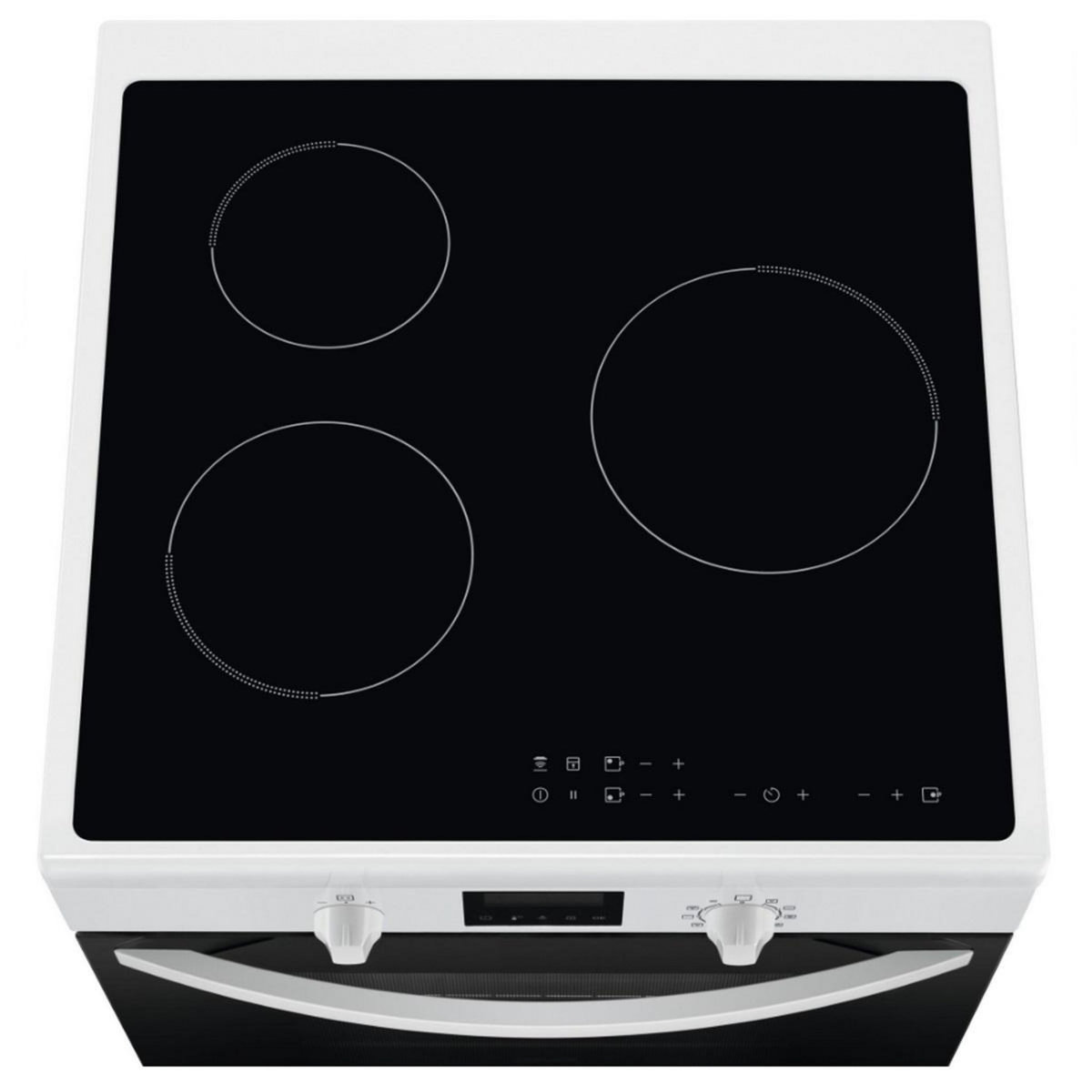 FAURE Cuisinière induction 54l 3 feux blanc - FCI6593PWA