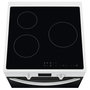 Voir la diapositive 4 : FAURE Cuisinière induction 54l 3 feux blanc - FCI6593PWA