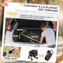 Voir la diapositive 4 : PAWHUT Poussette buggy chien 4 roues pliable - nombreux équipements - alu oxford gris