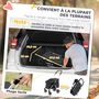 Voir la diapositive 4 : PAWHUT Poussette buggy chien 4 roues pliable - nombreux équipements - alu oxford gris