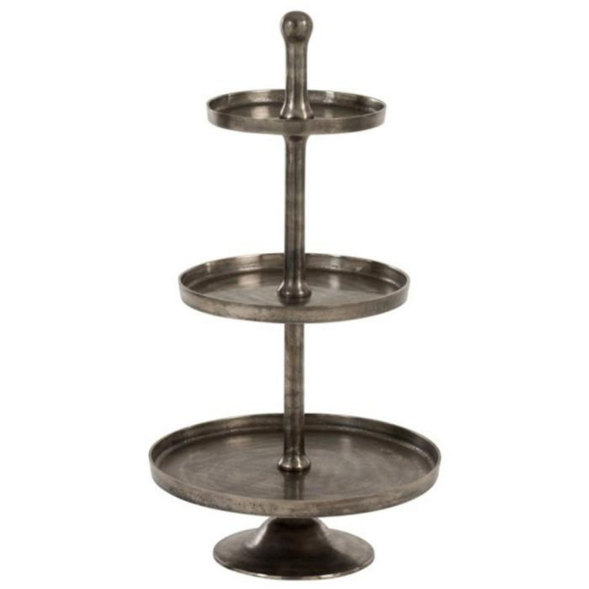 Paris Prix Plateau sur Pied à 3 Niveaux  Fontaine  110cm Gris