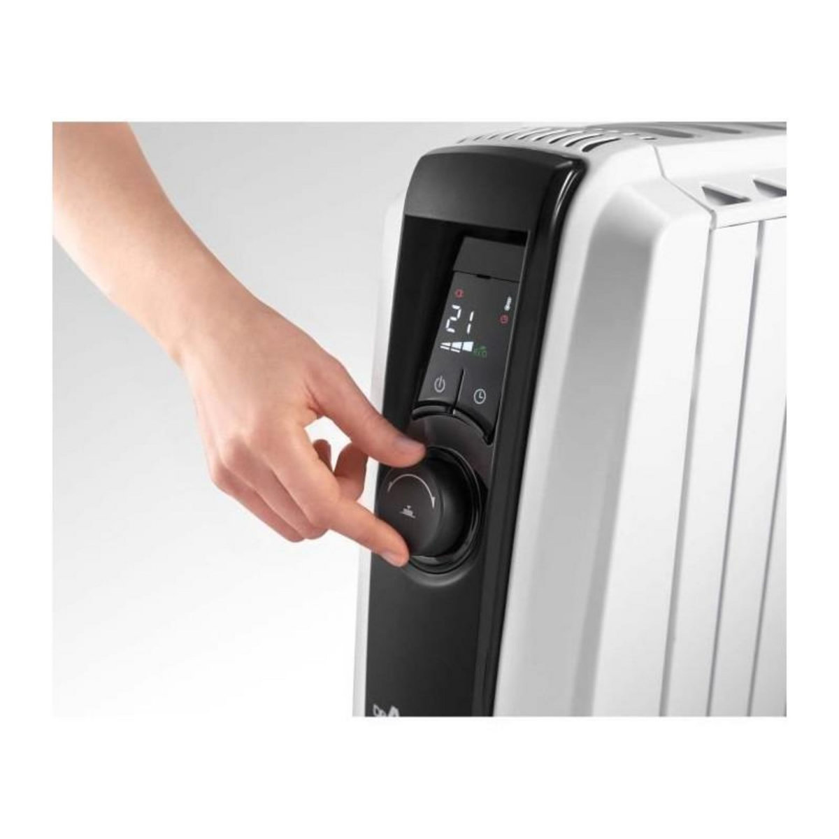 DELONGHI Radiateur bain d'huille Dragon4 Pro DELONGHI - 2000W - Technologie Real Energy - Fonction ECO - Thermostat ambiance et sécurit