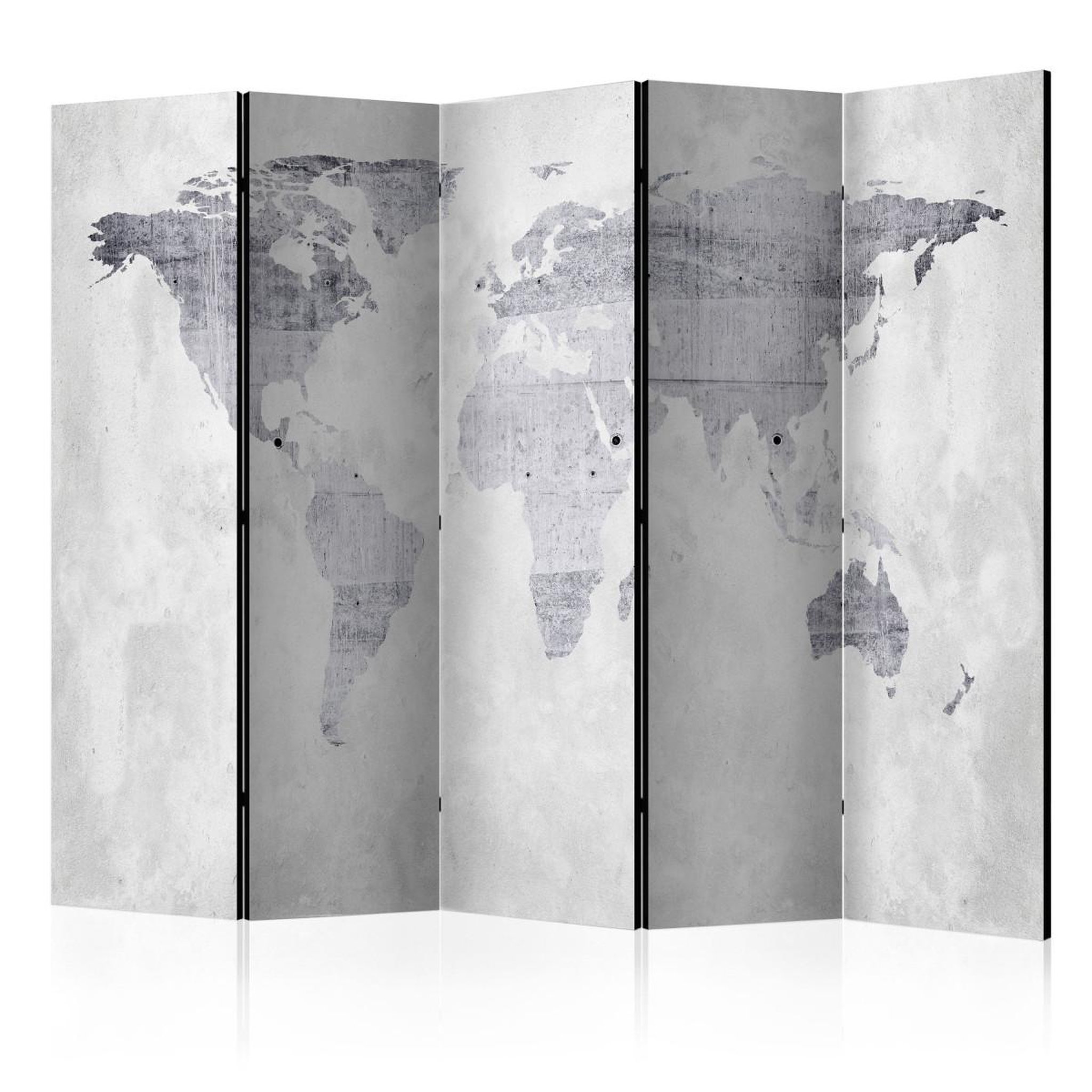 Paris Prix Paravent 5 volets  concrete map  172x225cm