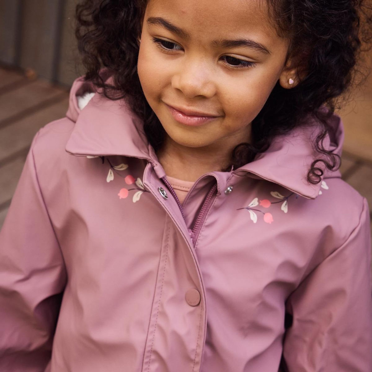 Petit Béguin Manteau enfant imperméable doublé sherpa Sora