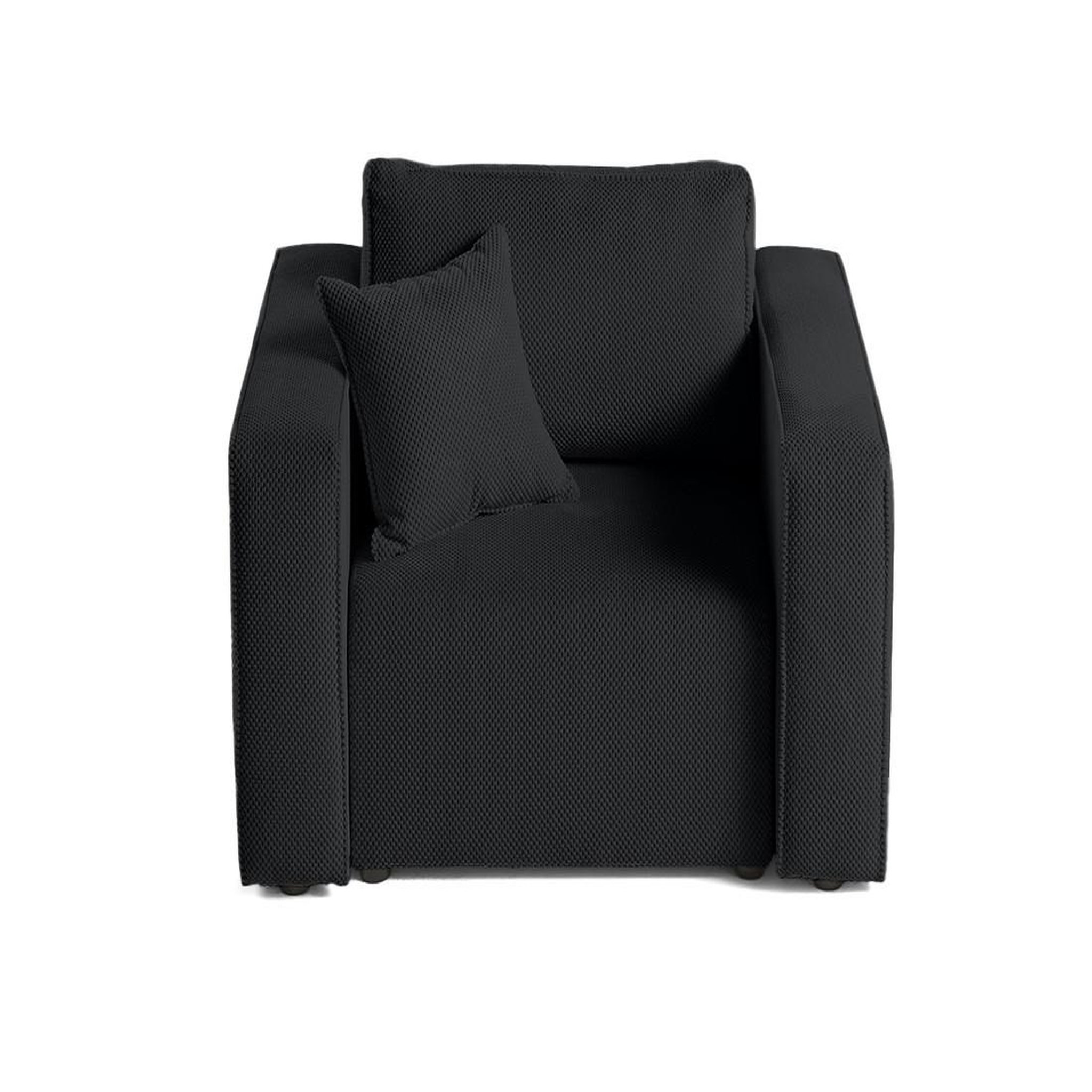 Voir la diapositive 6 : BEST MOBILIER Topaze - fauteuil - en velours texturé