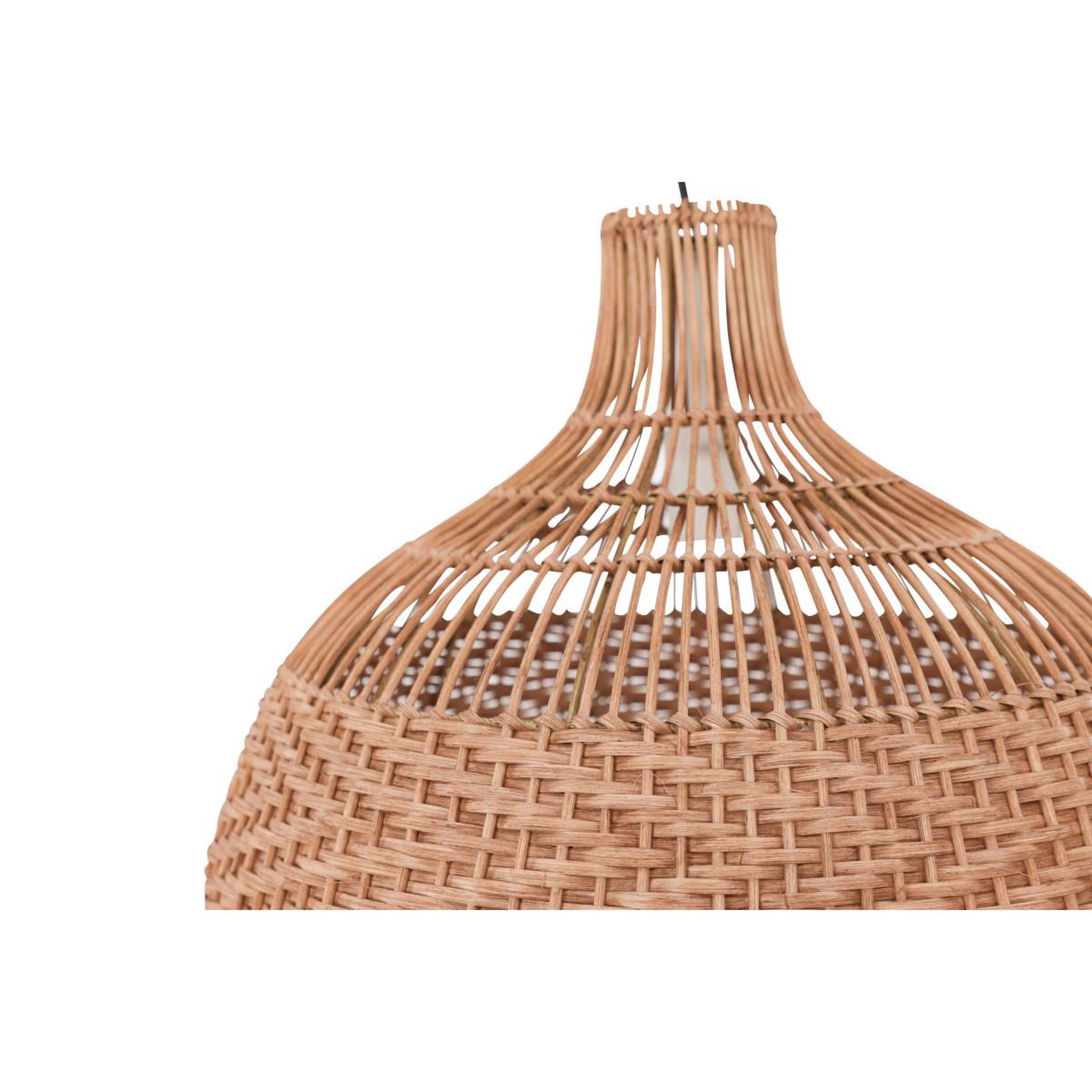 Voir la diapositive 3 : Paris Prix Lampe suspension en rotin  bastia  50 cm naturel