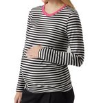 MAMALICIOUS T Shirt Blanc/ Femme Mamalicious Gisela. Coloris disponibles : Noir