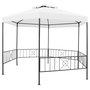Voir la diapositive 2 : VIDAXL Belvedere de jardin 323x275x265 cm Blanc 180 g/m^2