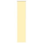 VIDAXL Store enrouleur occultant jaune largeur du tissu 55,7 cm