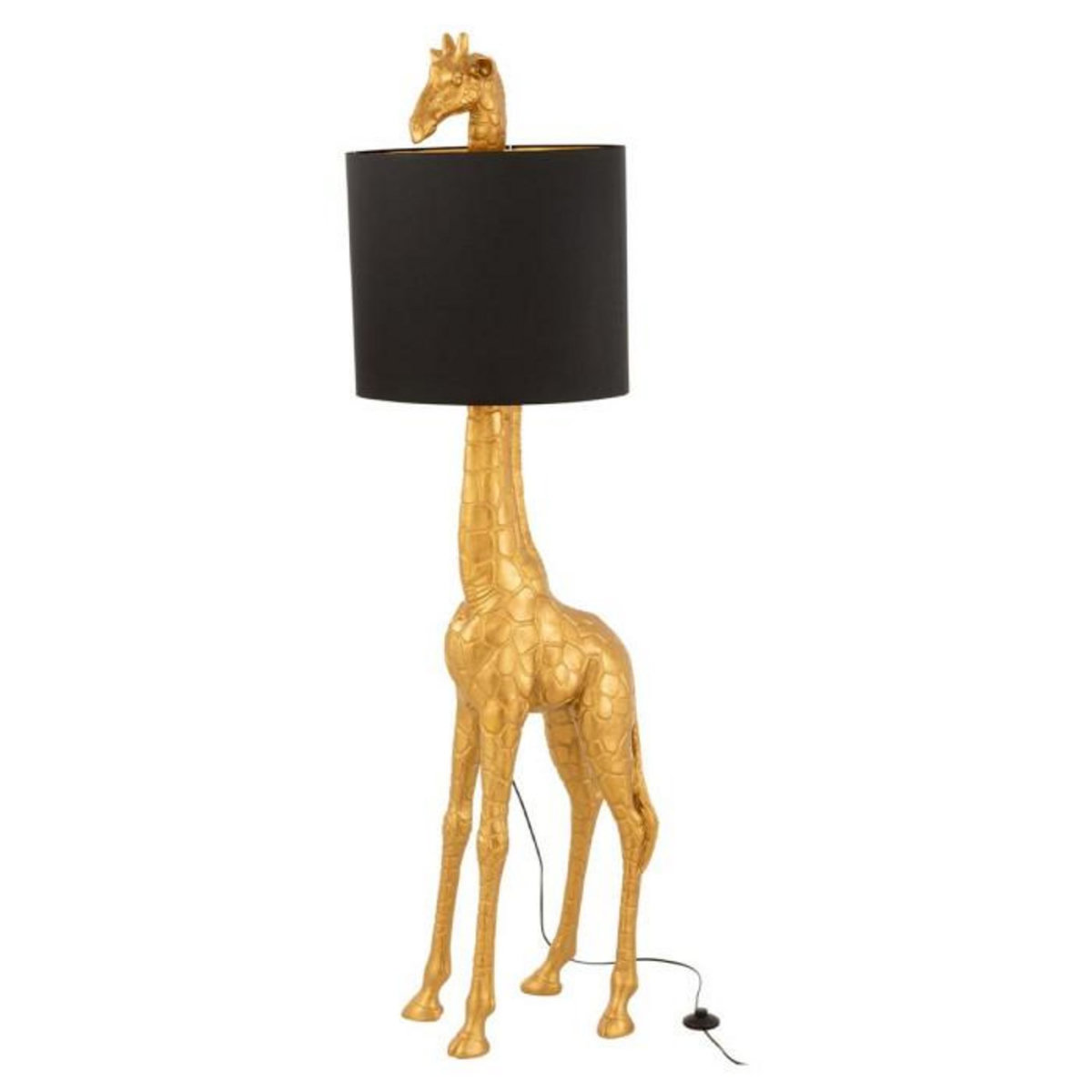 Paris Prix Lampadaire Design  Girafe  179cm Or & Noir