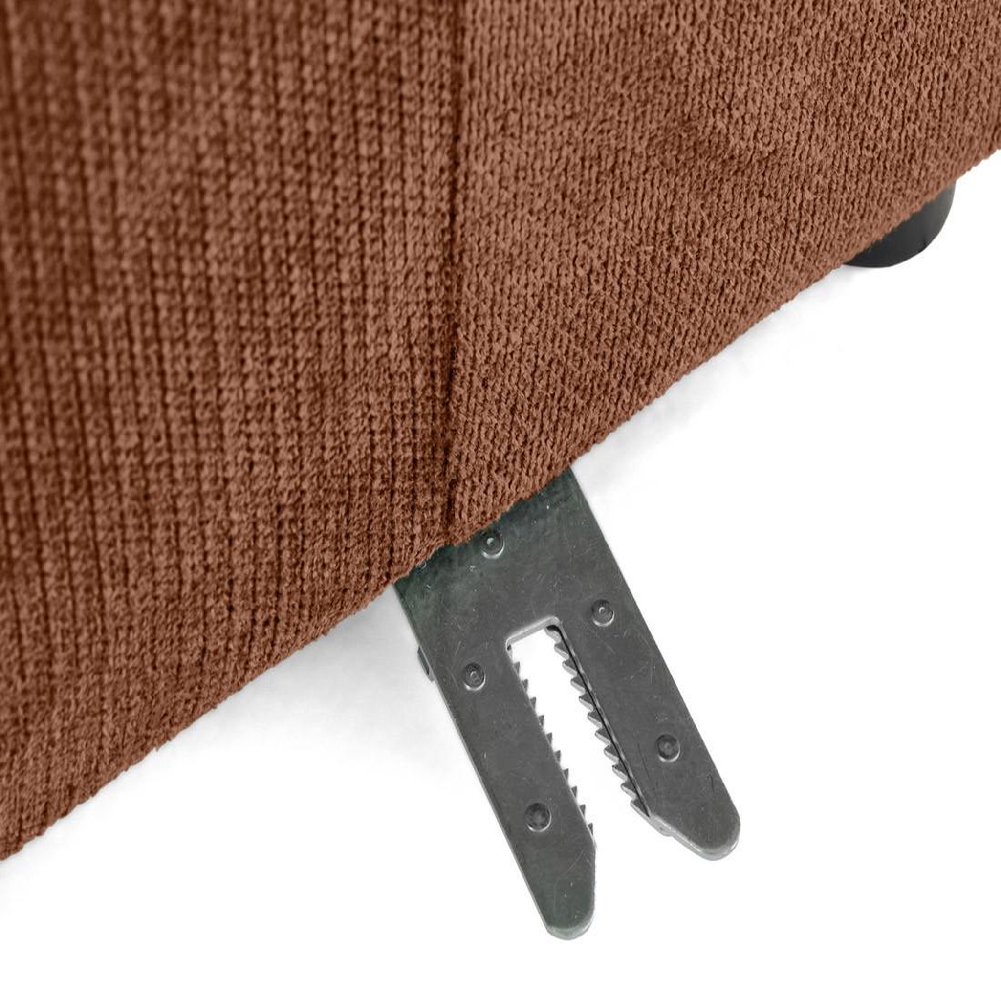 Voir la diapositive 3 : LISA DESIGN Debbie - module d'assise gauche en tissu texturé