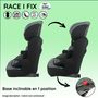 Voir la diapositive 5 : NANIA Siège auto fixations isofix RACE I FIX R129 i-Size 76-140 cm