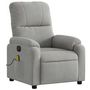 Voir la diapositive 4 : VIDAXL Fauteuil inclinable de massage electrique gris clair
