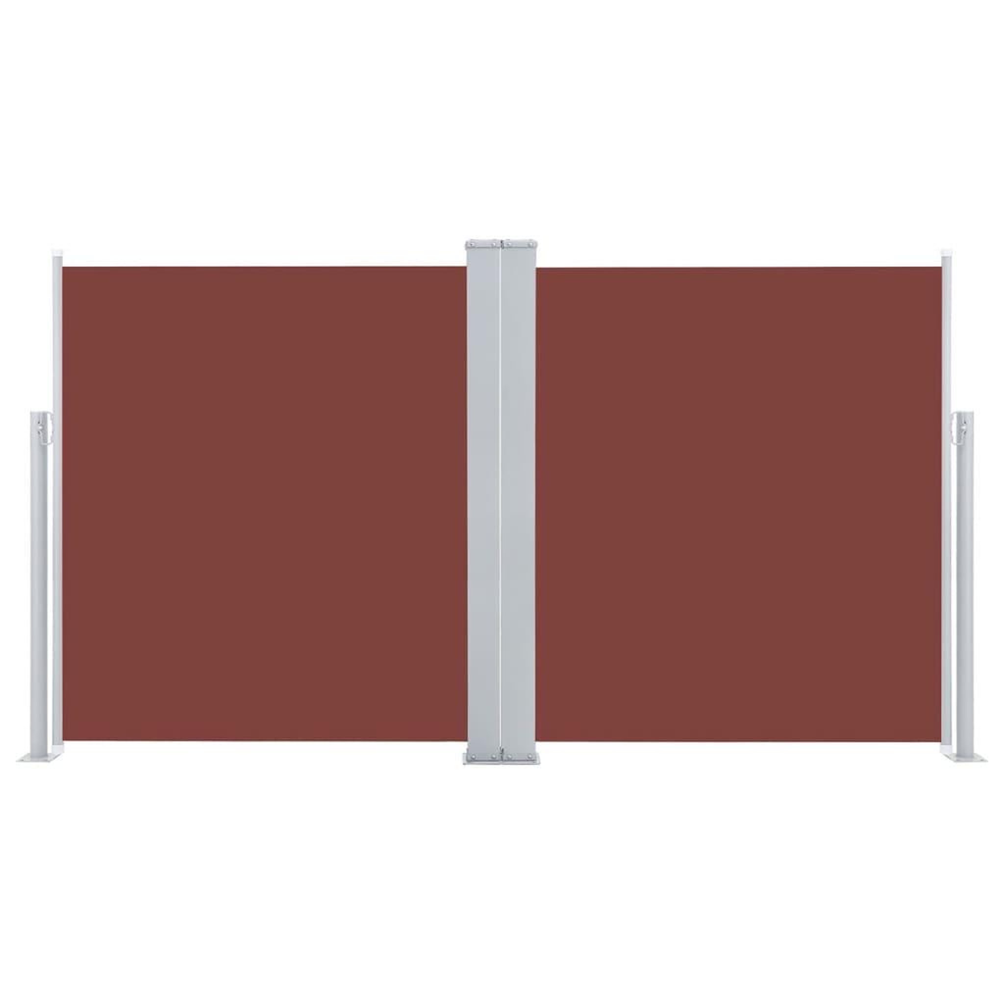 Voir la diapositive 4 : VIDAXL Auvent lateral retractable Marron 140 x 600 cm