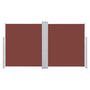 Voir la diapositive 4 : VIDAXL Auvent lateral retractable Marron 140 x 600 cm