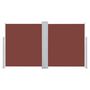 Voir la diapositive 4 : VIDAXL Auvent lateral retractable Marron 140 x 600 cm