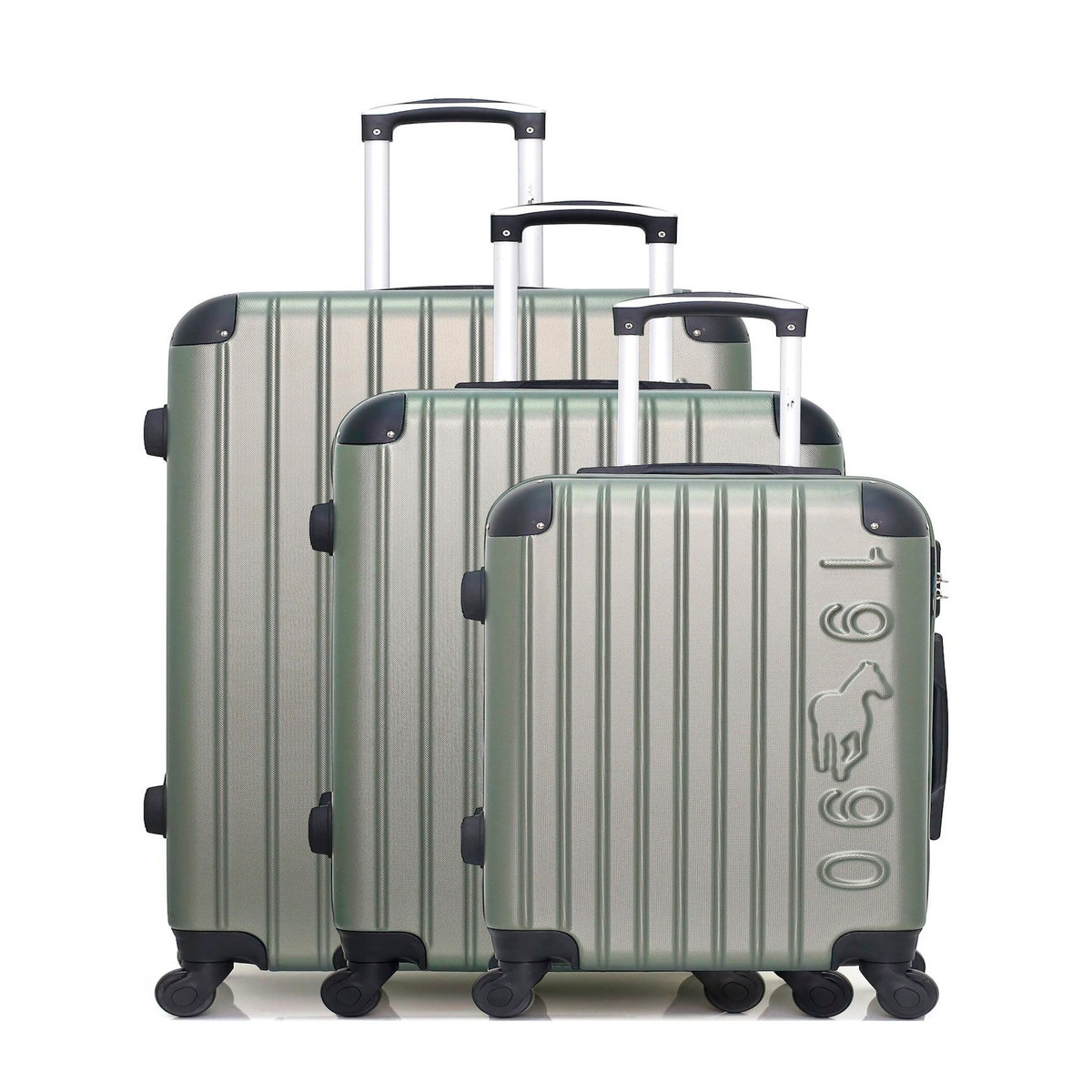 GENTLEMAN FARMER GENTLEMAN FARMER - Set de 3 Valises PORTER 75 cm 4 Roues