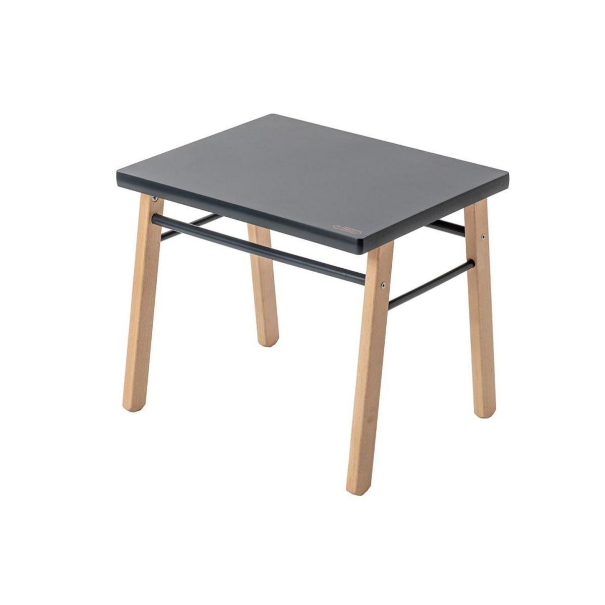 COMBELLE Table Enfant Gabriel Hybride en Anthracite - Mobilier de Puériculture de Qualité