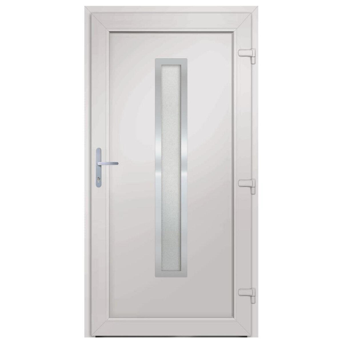 VIDAXL Porte d'entree anthracite 98x208 cm PVC