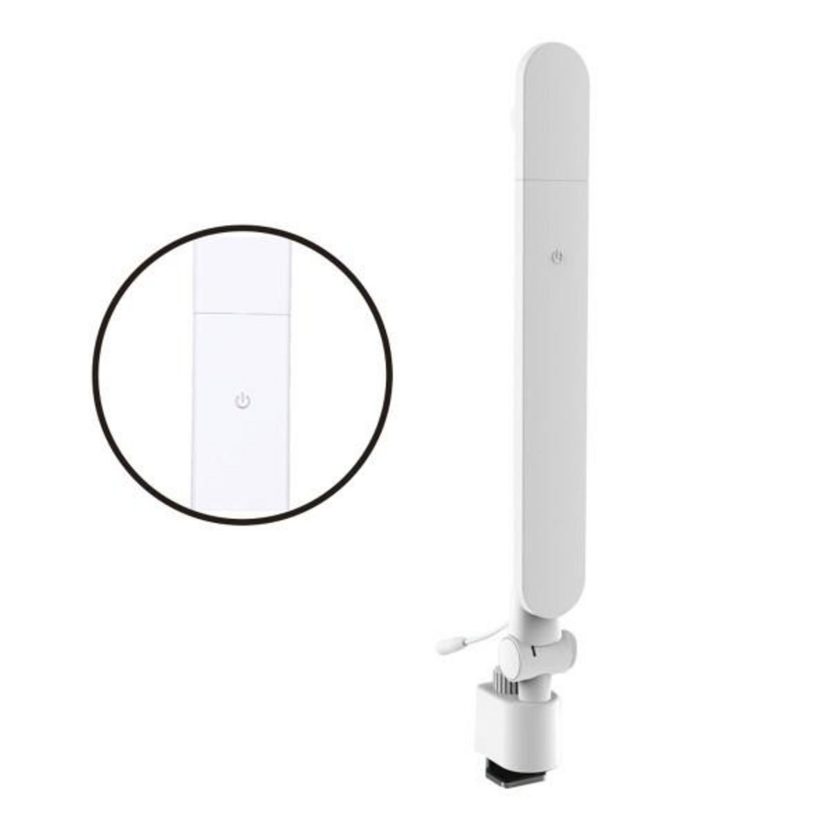 MARKET24 Flexo/Lampe de bureau EDM 8W 780 Lm Blanc (5,5 x 38 x 112,1 cm)