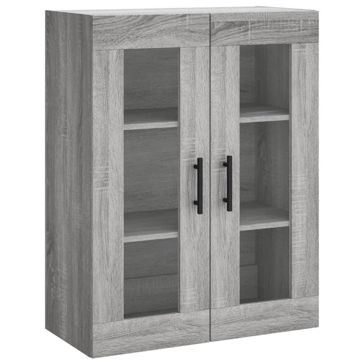 VIDAXL Buffet haut Sonoma gris 69,5x34x180 cm Bois d'ingenierie