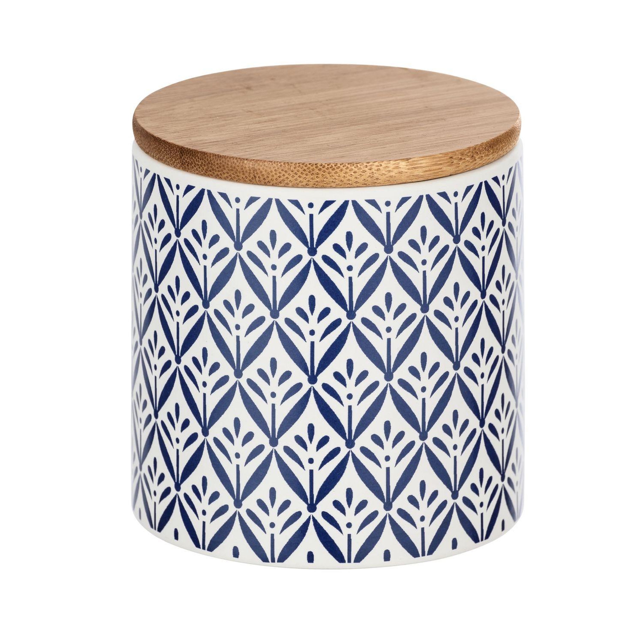 Wenko Boîte de conservation aliment Bord de mer Lorca - 0,45 L - Bleu et blanc