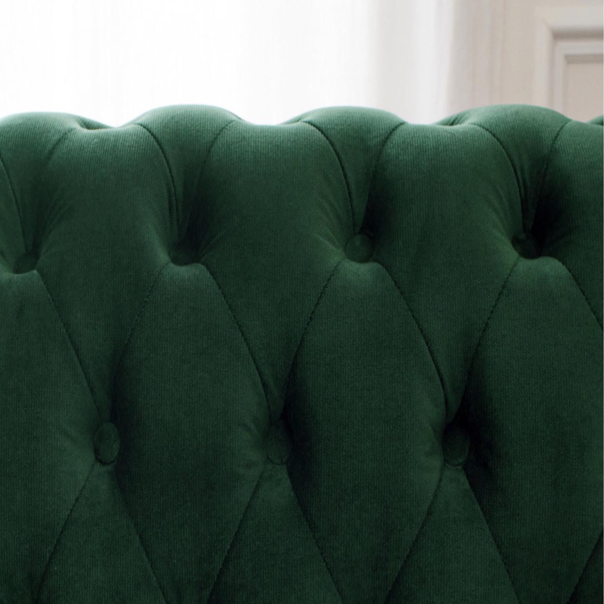 Voir la diapositive 4 : LISA DESIGN William - canapé chesterfield - 3 places - en velours