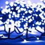 VIDAXL Guirlande a LED compacte avec 1000 LED Bleues 25 m PVC