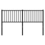 Voir la diapositive 3 : VIDAXL Tete de lit metal noir 160 cm