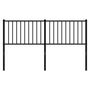 Voir la diapositive 3 : VIDAXL Tete de lit metal noir 160 cm