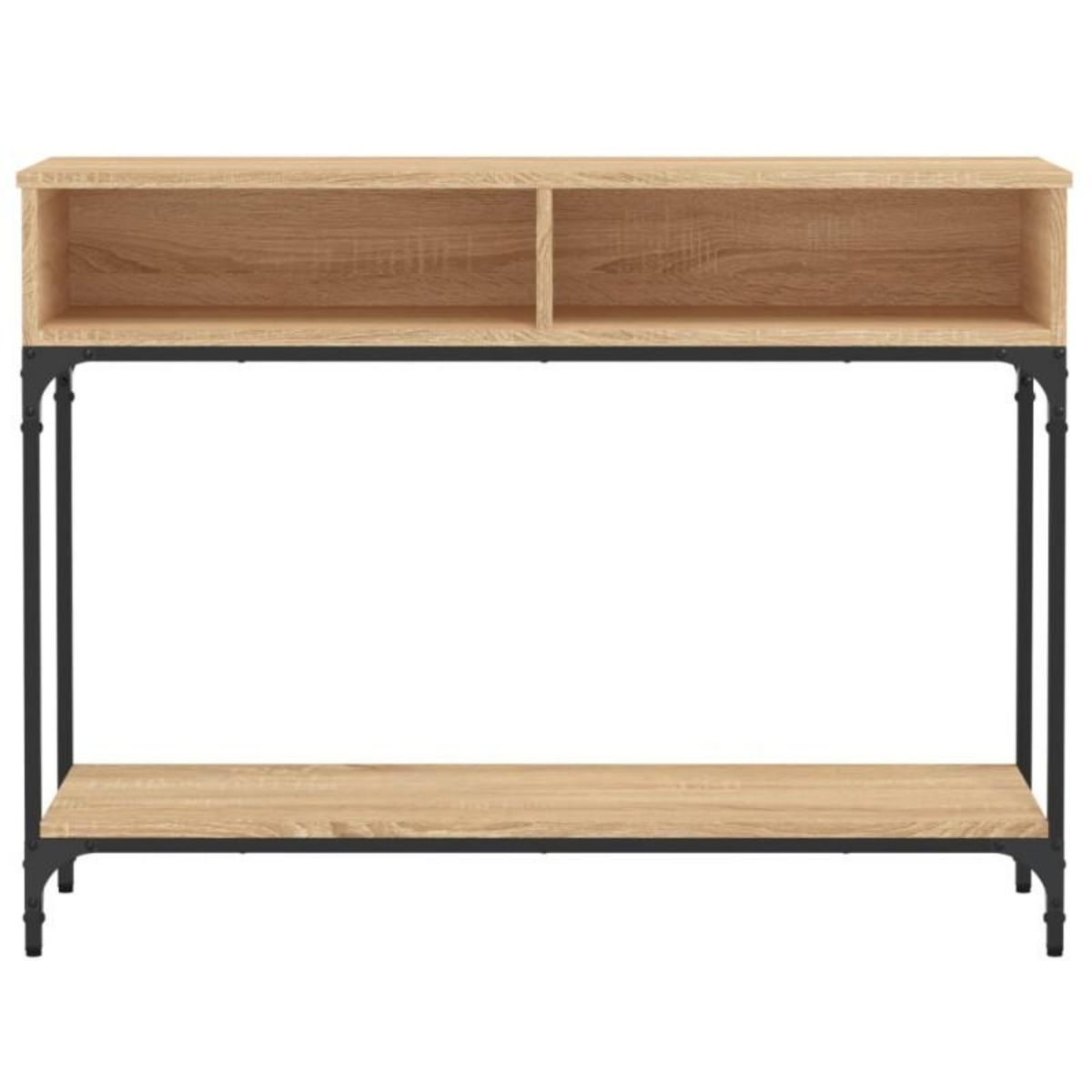 VIDAXL Table console chêne sonoma 100x30,5x75 cm bois d ingénierie