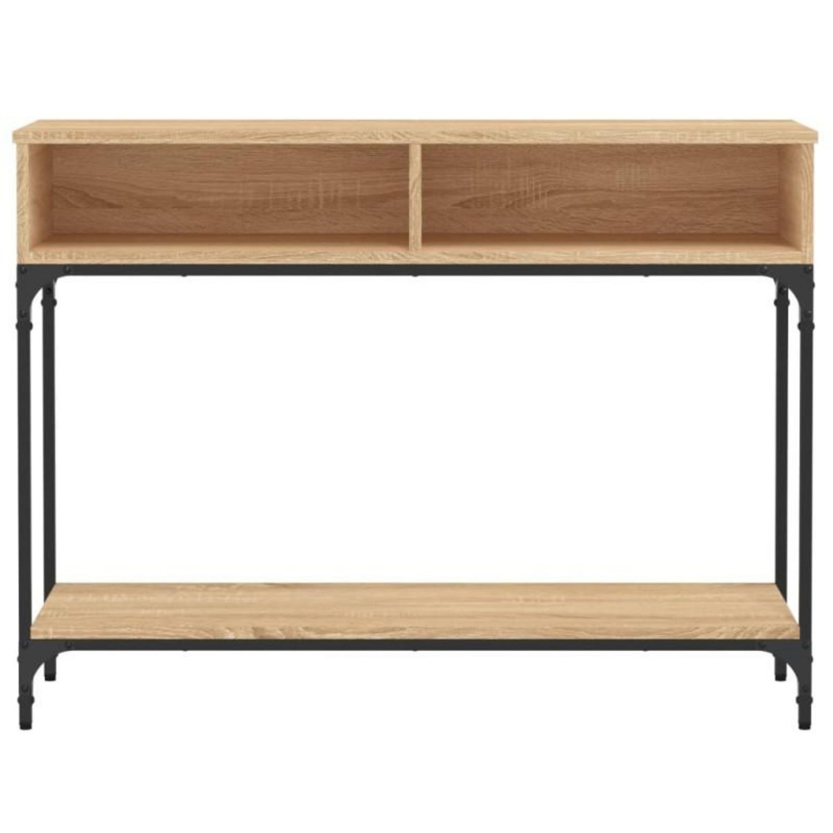 VIDAXL Table console chêne sonoma 100x30,5x75 cm bois d ingénierie