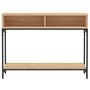 Voir la diapositive 5 : VIDAXL Table console chêne sonoma 100x30,5x75 cm bois d ingénierie