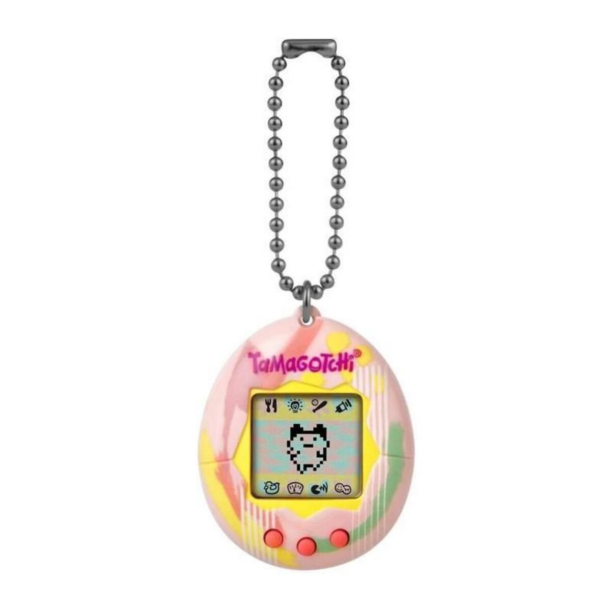 BANDAI Bandai - Tamagotchi - Tamagotchi original - Art Style - Animal électronique virtuel avec écran, 3 boutons et jeux - 42883