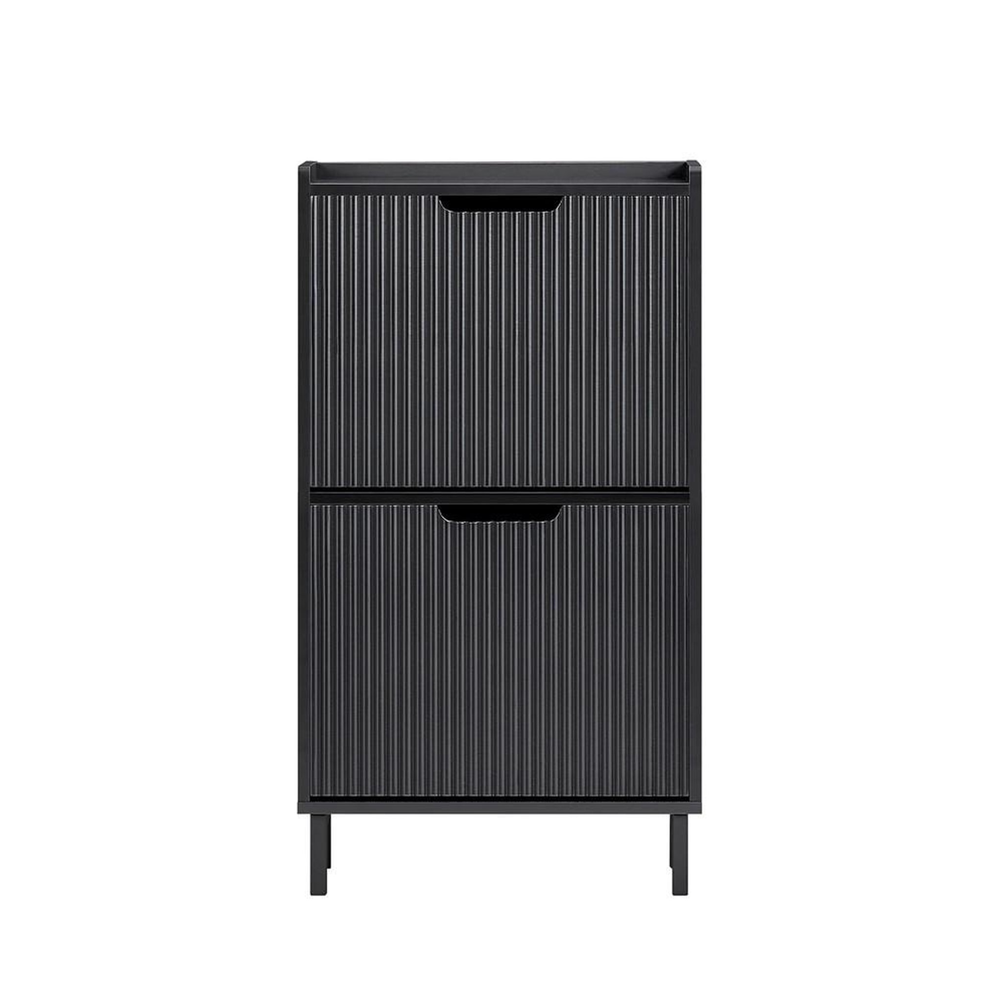 SOBUY SoBuy - Meuble À Chaussures à 2 tiroirs - Moderne - FSR177. Coloris disponibles : Blanc, Noir