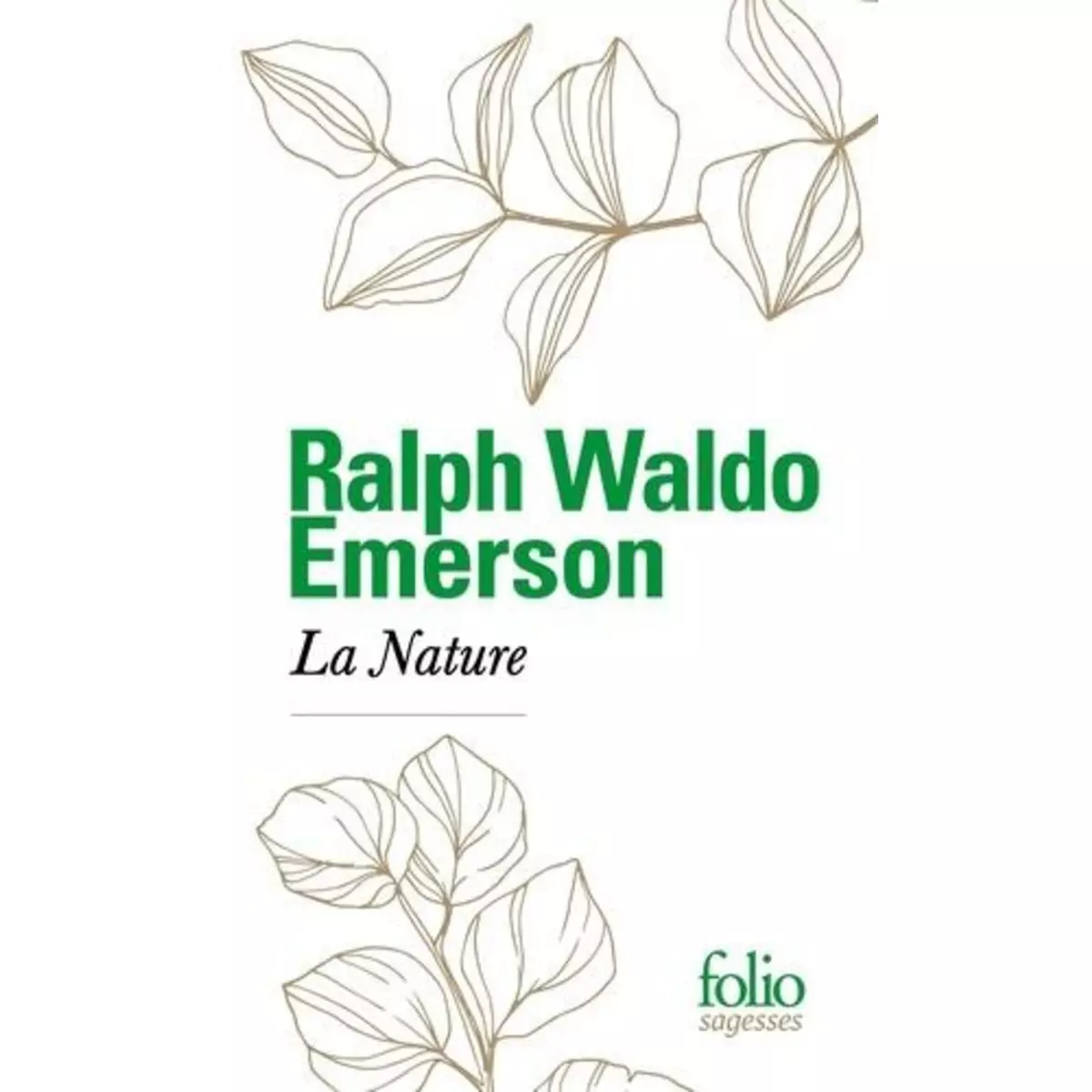  LA NATURE, Emerson Ralph Waldo