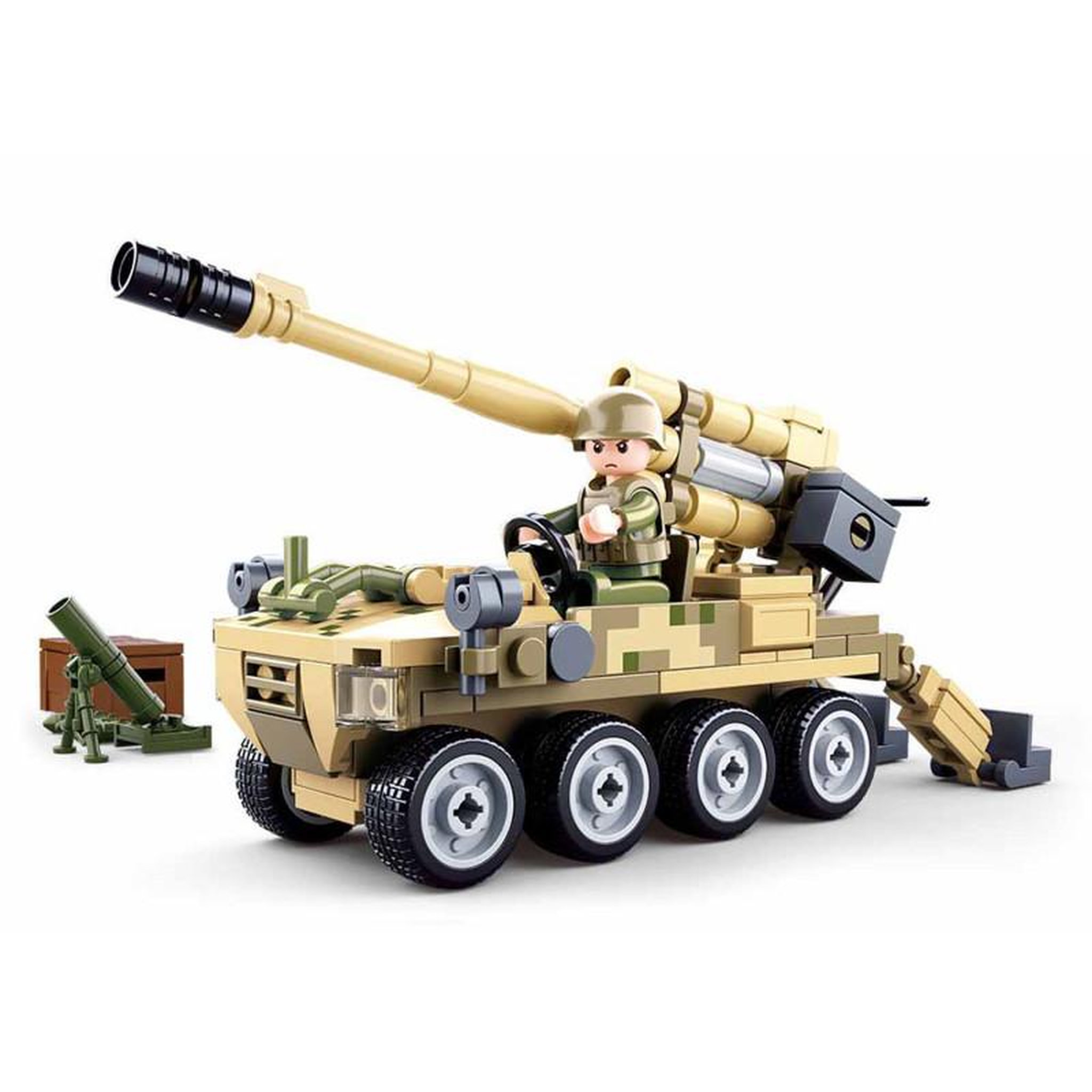 Voir la diapositive 2 : Sluban Sluban 8x8 Mobile Cannon