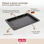 Voir la diapositive 3 : ZENKER Ensemble de 2 Plaques à pizza rectangulaire 42 x 29 cm Zenker Spécial Countries