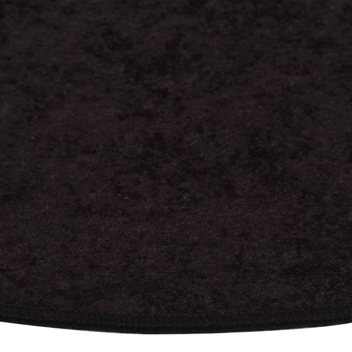 VIDAXL Tapis lavable antiderapant φ120 cm anthracite