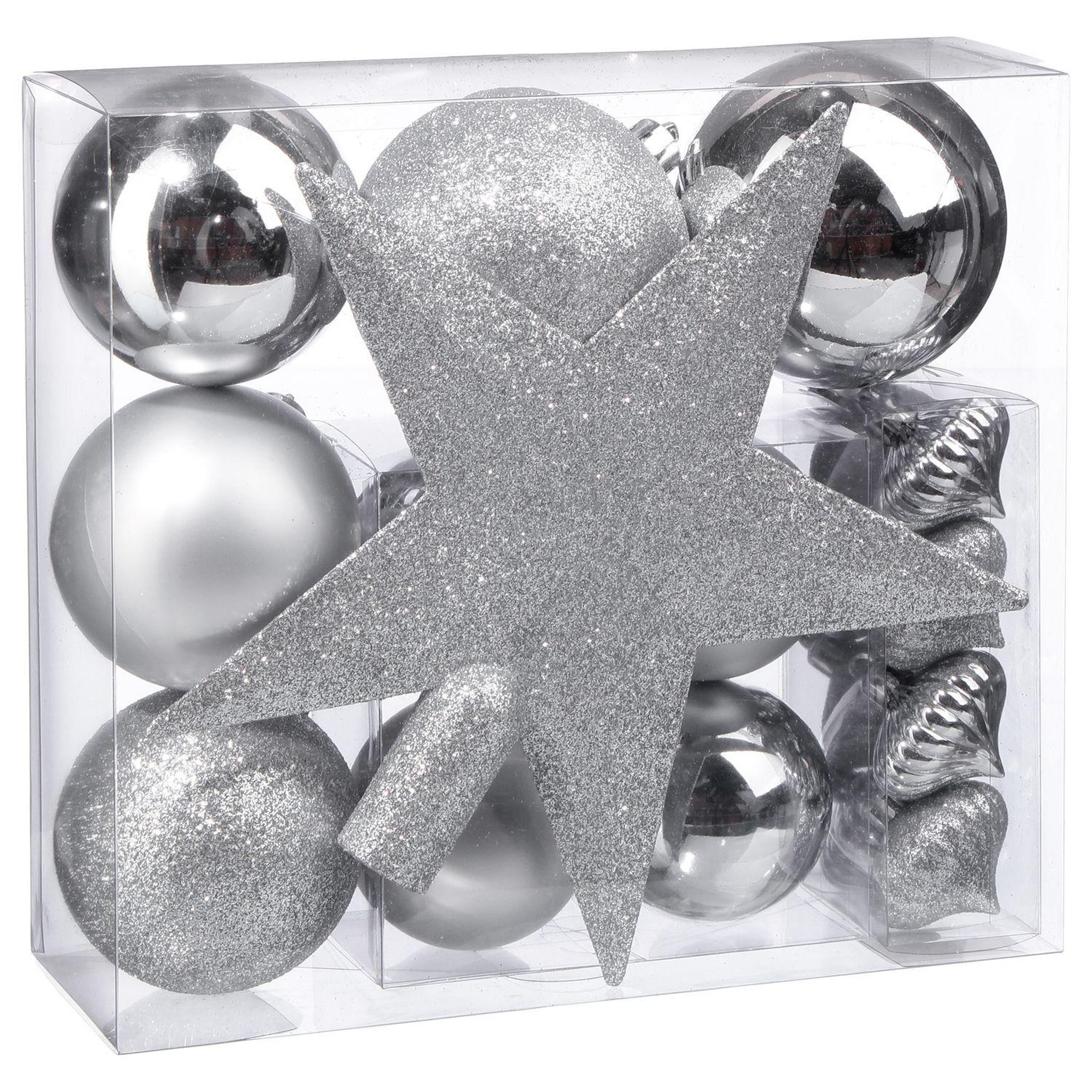 FEERIC LIGHT & CHRISTMAS Kit de décorations pour sapin de noël - 18 Pièces
