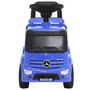 Voir la diapositive 3 : VIDAXL Camion à pédales Mercedes Benz Bleu
