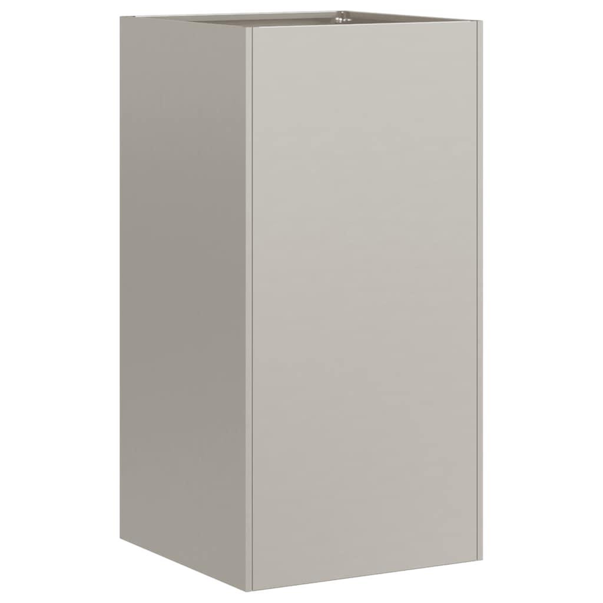 Voir la diapositive 4 : VIDAXL Jardiniere rouille 40x40x80 cm acier inoxydable