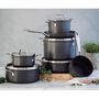 Voir la diapositive 3 : Lacor Marmite aluminium 24cm + couvercle - 48124